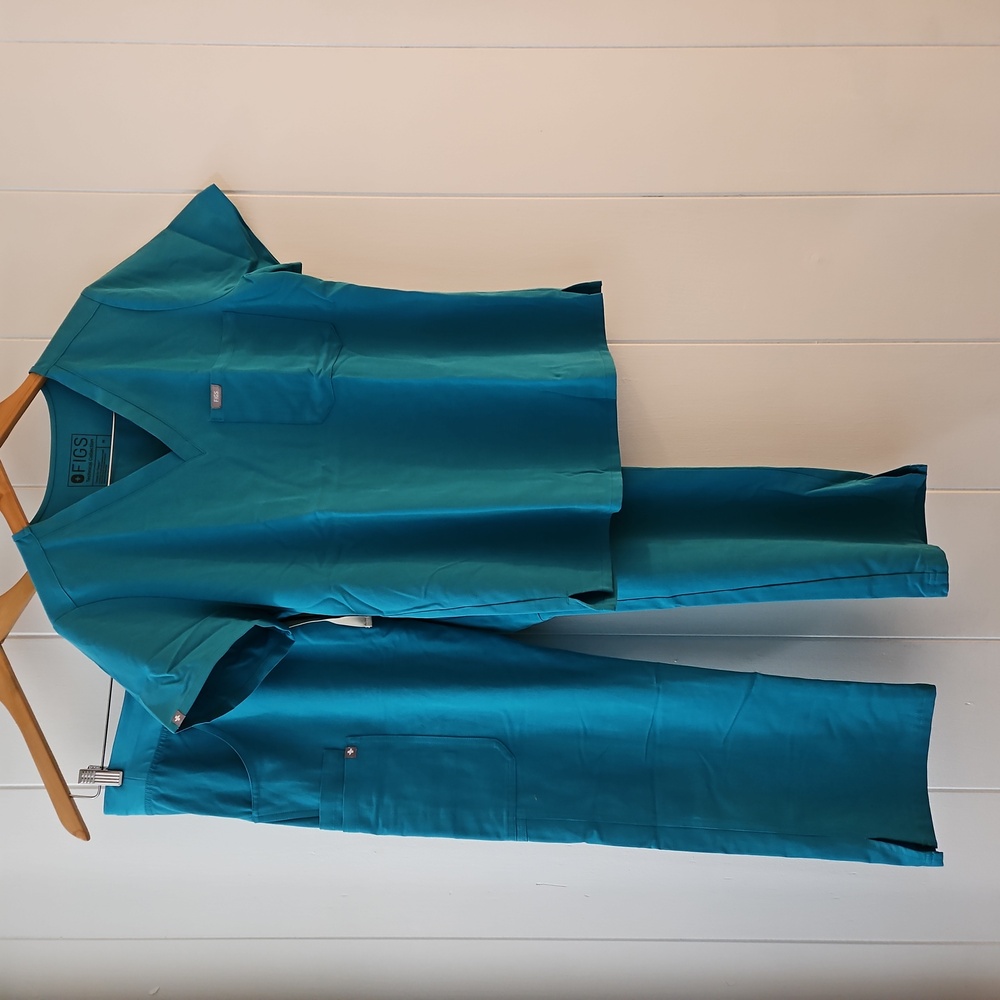 Figs Teal Women's Pants & Jumpsuit Set